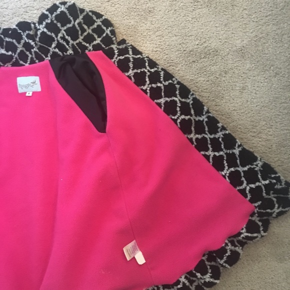 Pink & Black Girl Thick Coat - Picture 10 of 11